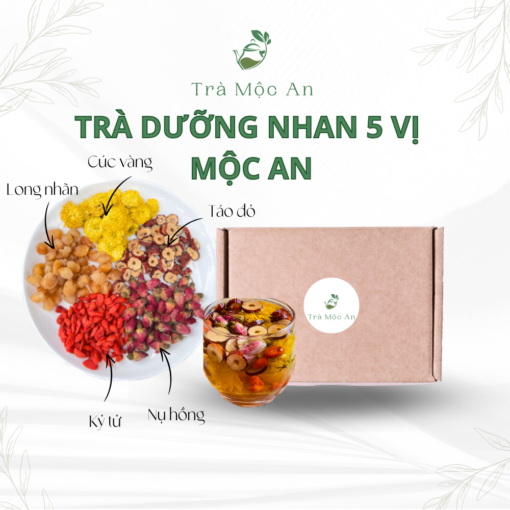 Trà dưỡng nhan 5 vị